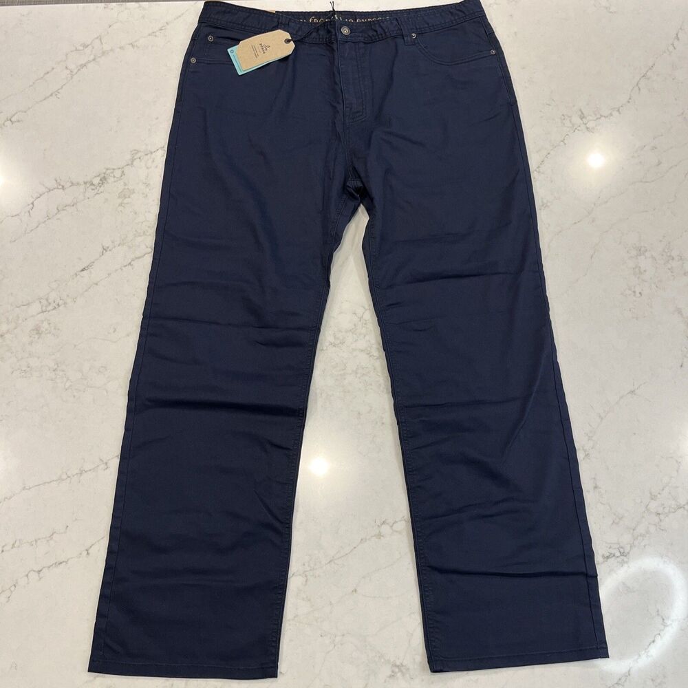 Prana Bridger NEW Jeans‎ Pants Mens 42 x 30 Blue Slim Straight Gorpcore Organic